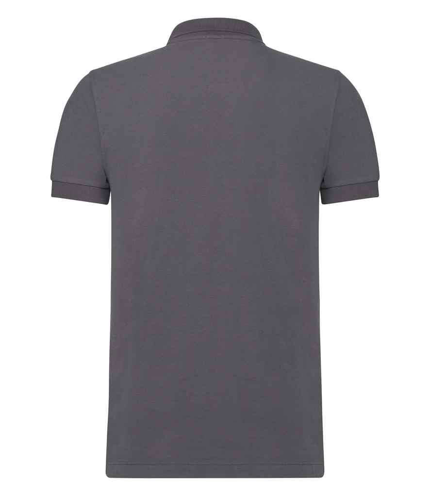 Russell Stretch Piqué Polo Shirt | Convoy Grey