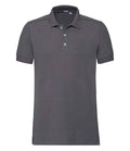 Russell Stretch Piqué Polo Shirt | Convoy Grey