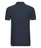 Russell Stretch Piqué Polo Shirt | French Navy