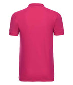 Russell Stretch Piqué Polo Shirt | Fuchsia