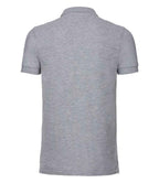 Russell Stretch Piqué Polo Shirt | Light Oxford