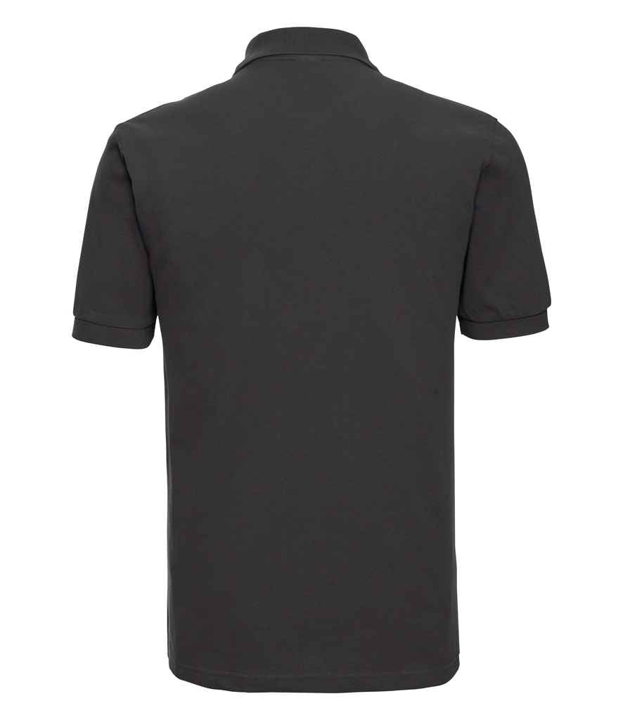 Russell Classic Cotton Piqué Polo Shirt | Black