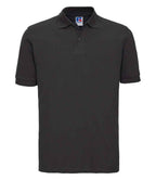 Russell Classic Cotton Piqué Polo Shirt | Black