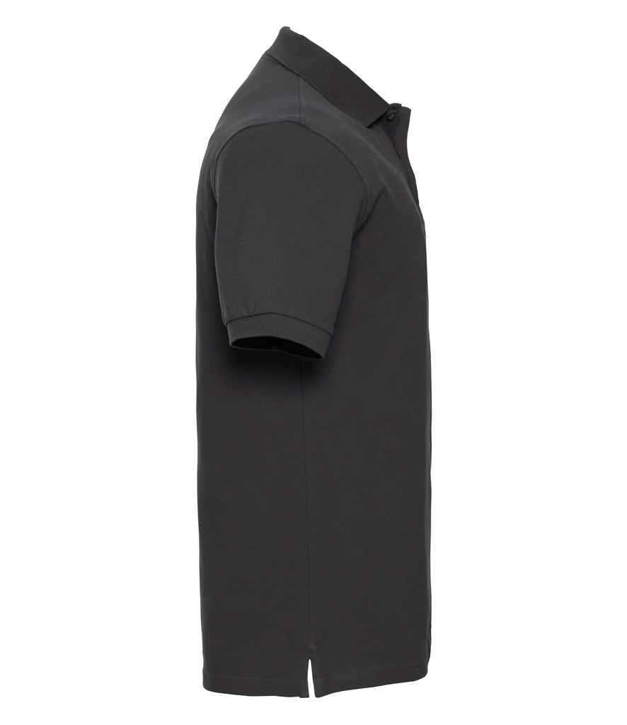 Russell Classic Cotton Piqué Polo Shirt | Black