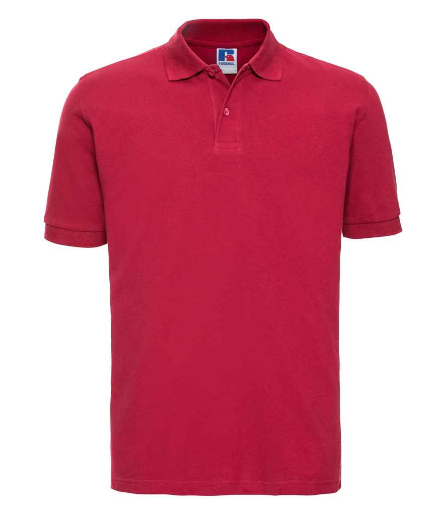 Russell Classic Cotton Piqué Polo Shirt | Classic Red
