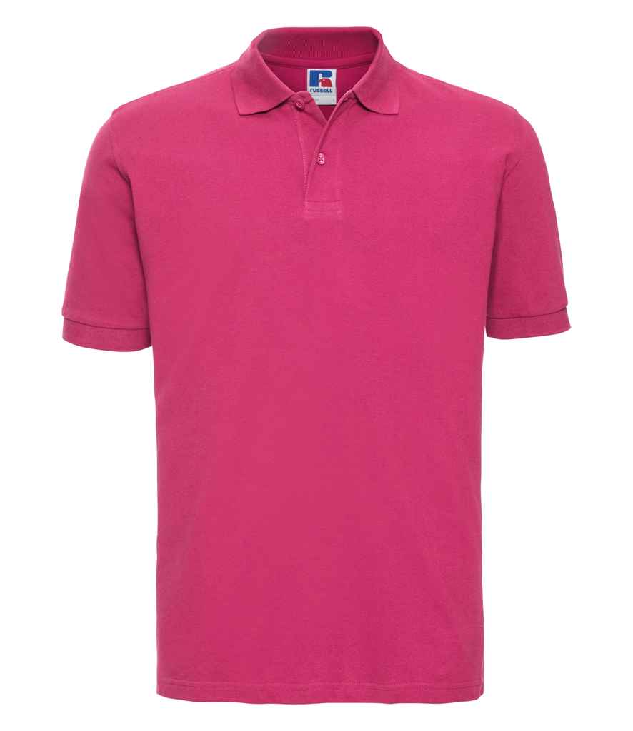 Russell Classic Cotton Piqué Polo Shirt | Fuchsia