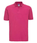 Russell Classic Cotton Piqué Polo Shirt | Fuchsia