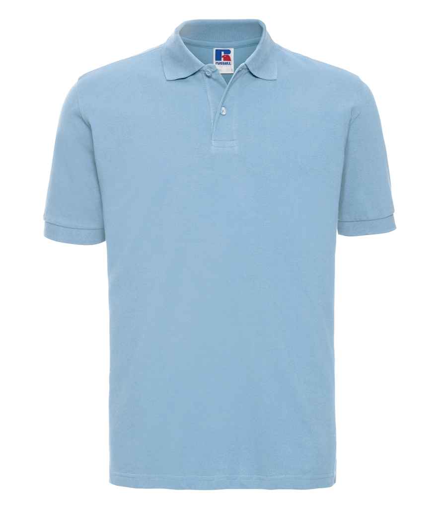 Russell Classic Cotton Piqué Polo Shirt | Sky Blue