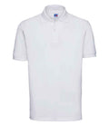 Russell Classic Cotton Piqué Polo Shirt | White