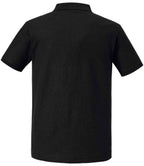 Russell Authentic Eco Piqué Polo Shirt | Black