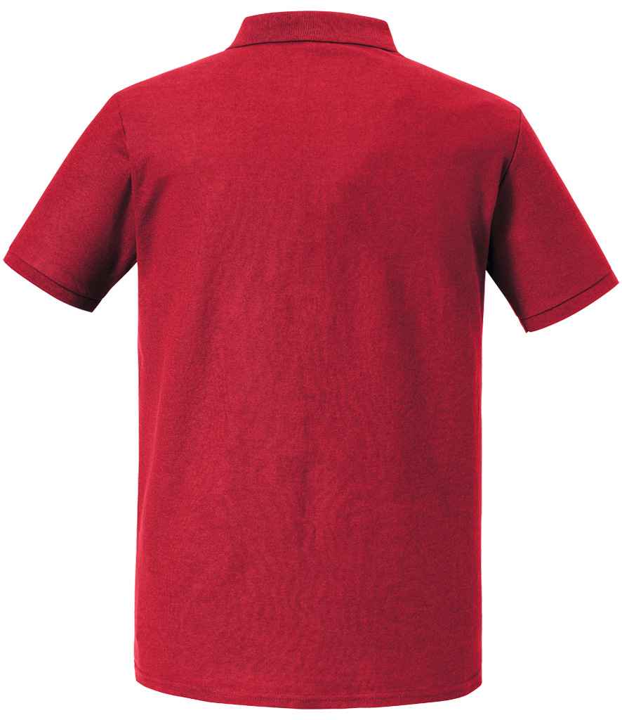 Russell Authentic Eco Piqué Polo Shirt | Classic Red