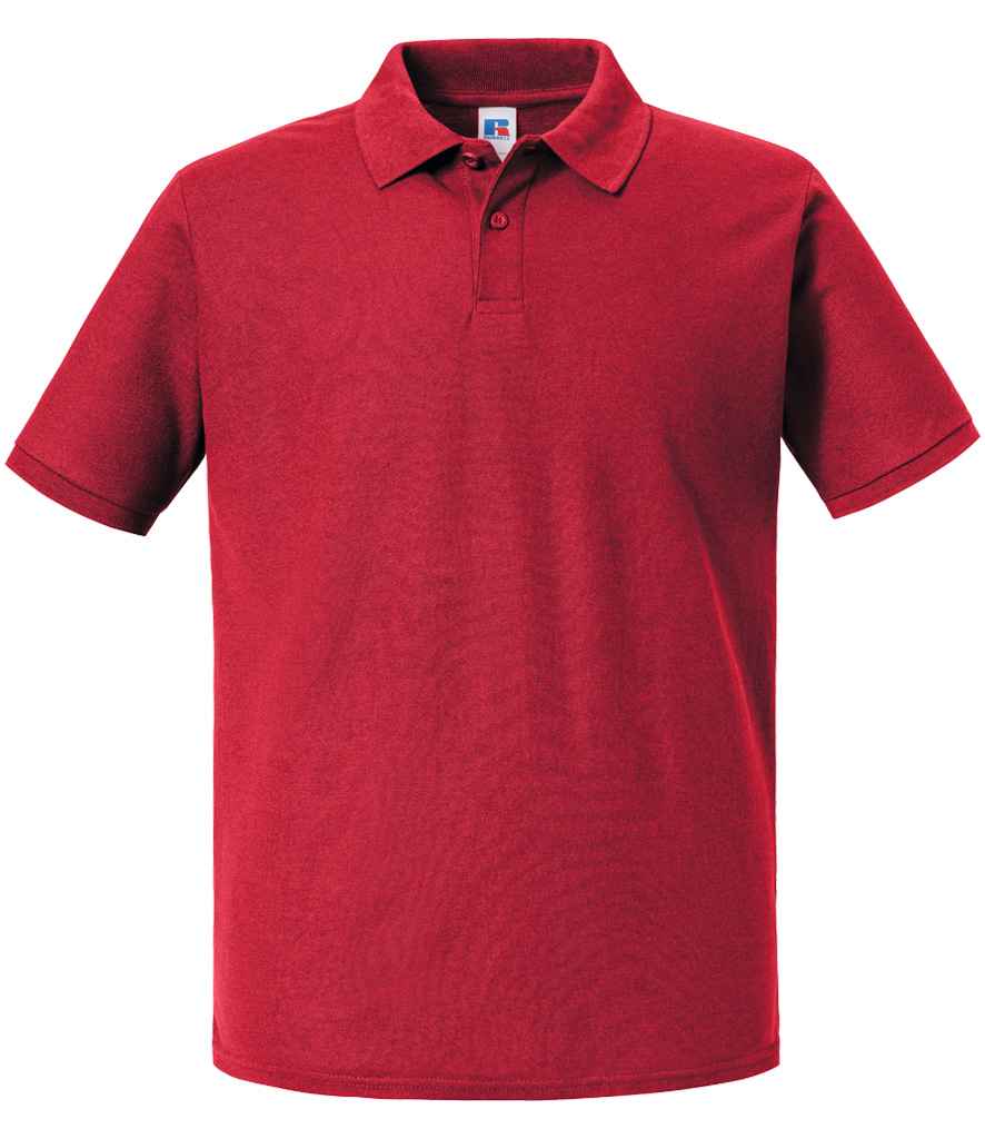 Russell Authentic Eco Piqué Polo Shirt | Classic Red