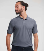 Russell Authentic Eco Piqué Polo Shirt | Convoy Grey