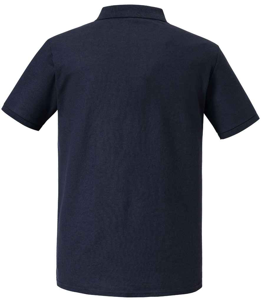 Russell Authentic Eco Piqué Polo Shirt | French Navy