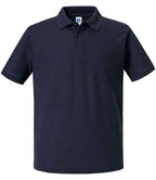 Russell Authentic Eco Piqué Polo Shirt | French Navy