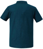 Russell Authentic Eco Piqué Polo Shirt | Petrol Blue