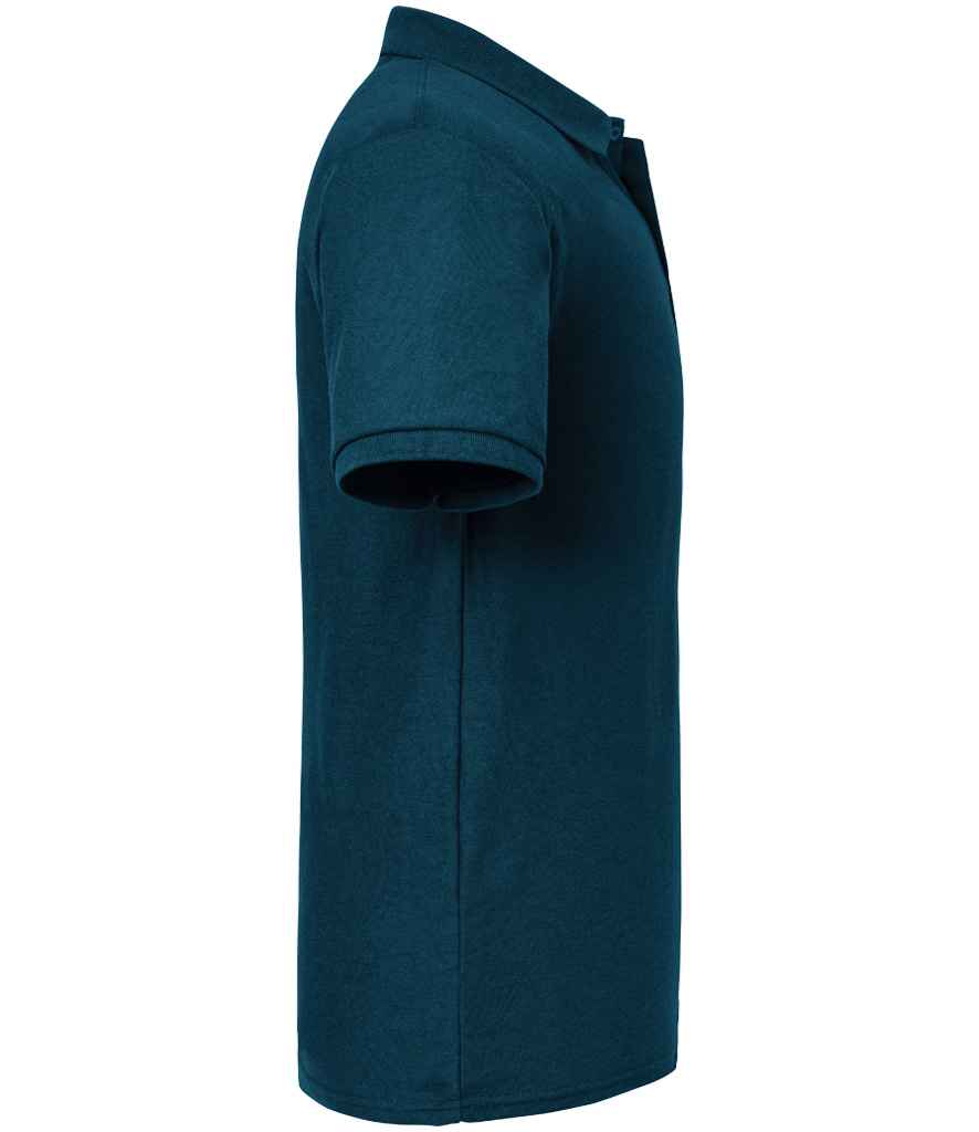 Russell Authentic Eco Piqué Polo Shirt | Petrol Blue