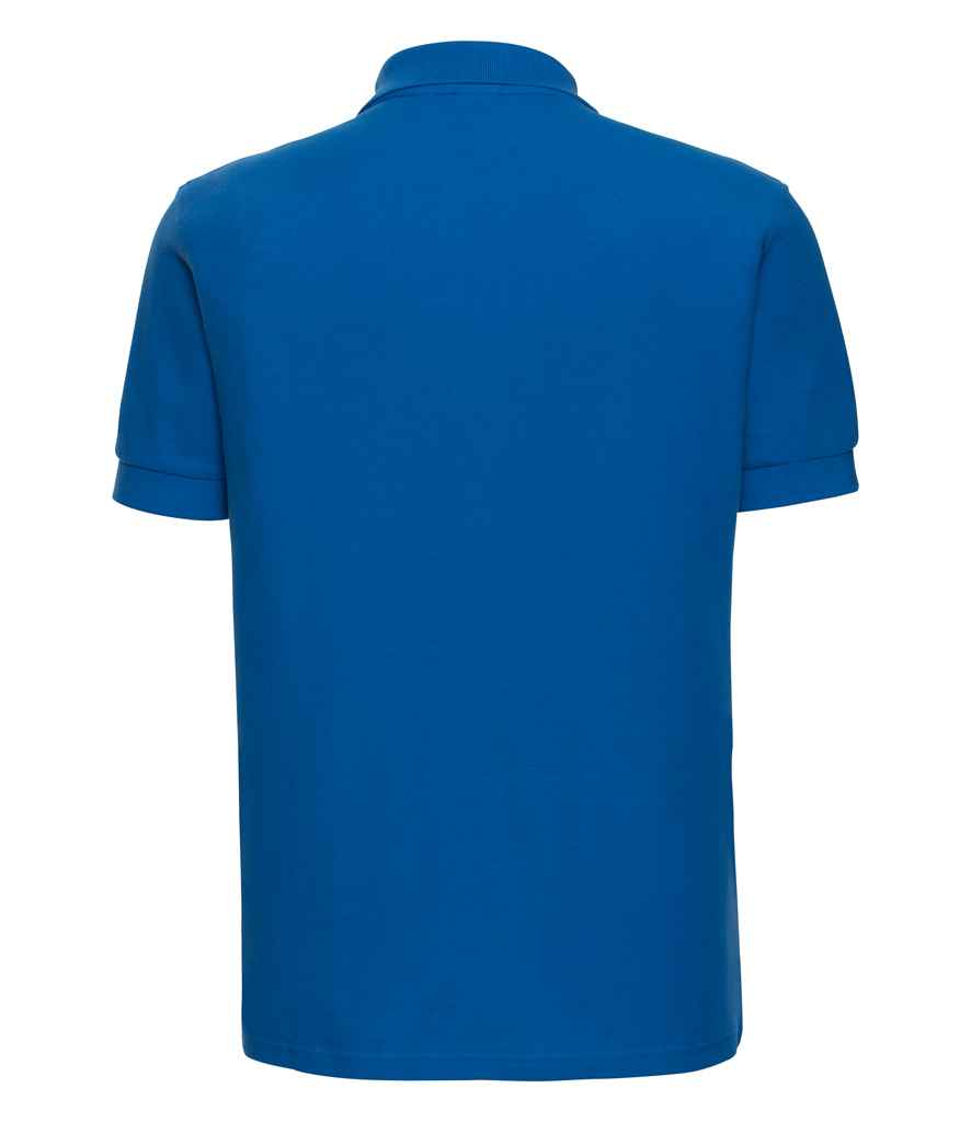 Russell Ultimate Cotton Piqué Polo Shirt | Azure