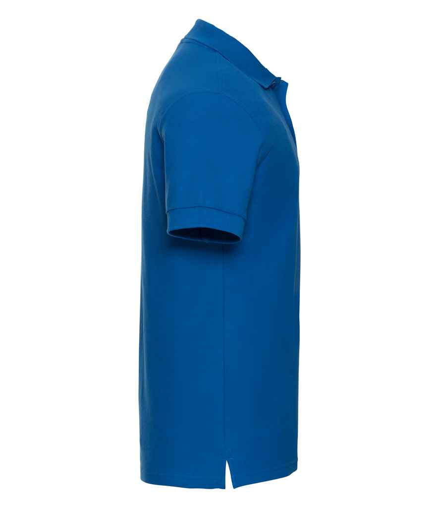 Russell Ultimate Cotton Piqué Polo Shirt | Azure
