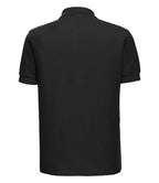 Russell Ultimate Cotton Piqué Polo Shirt | Black