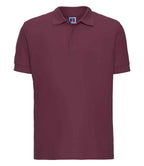 Russell Ultimate Cotton Piqué Polo Shirt | Burgundy