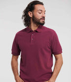 Russell Ultimate Cotton Piqué Polo Shirt | Burgundy