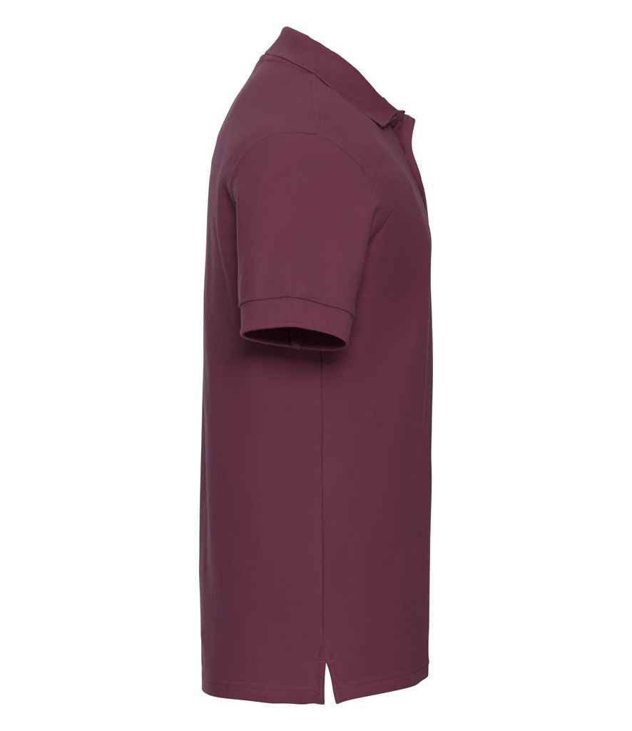 Russell Ultimate Cotton Piqué Polo Shirt | Burgundy