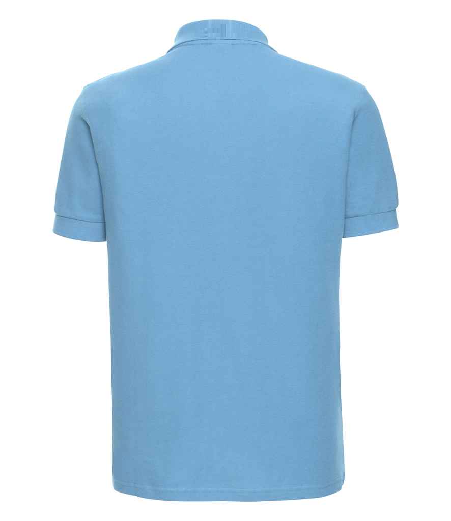 Russell Ultimate Cotton Piqué Polo Shirt | Sky Blue