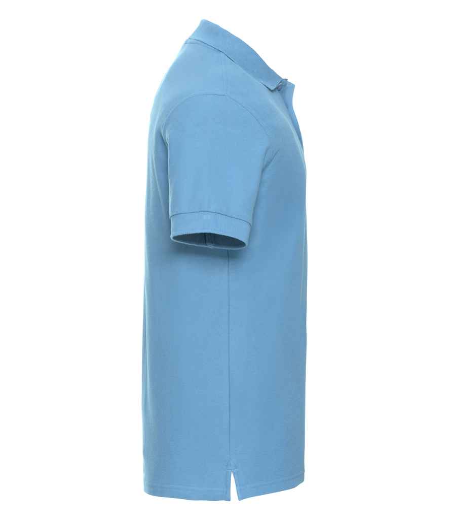 Russell Ultimate Cotton Piqué Polo Shirt | Sky Blue