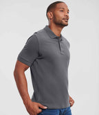 Russell Ultimate Cotton Piqué Polo Shirt | Titanium
