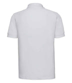 Russell Ultimate Cotton Piqué Polo Shirt | White