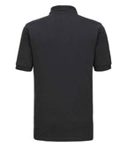 Russell Hardwearing Poly/Cotton Piqué Polo Shirt | Black