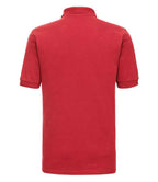 Russell Hardwearing Poly/Cotton Piqué Polo Shirt | Bright Red