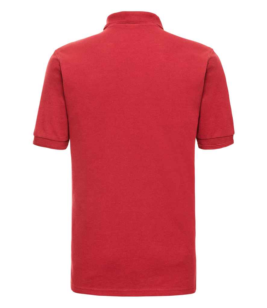 Russell Hardwearing Poly/Cotton Piqué Polo Shirt | Bright Red