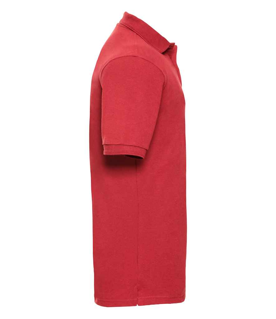 Russell Hardwearing Poly/Cotton Piqué Polo Shirt | Bright Red