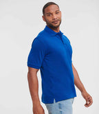 Russell Hardwearing Poly/Cotton Piqué Polo Shirt | Bright Royal