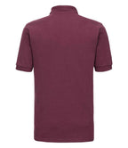 Russell Hardwearing Poly/Cotton Piqué Polo Shirt | Burgundy
