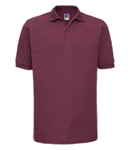 Russell Hardwearing Poly/Cotton Piqué Polo Shirt | Burgundy
