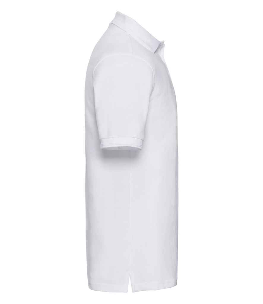 Russell Hardwearing Poly/Cotton Piqué Polo Shirt | White