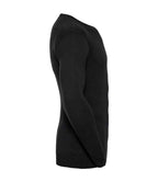 Russell Collection Cotton Acrylic V Neck Sweater | Black