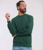 Russell Raglan Sweatshirt | Bottle Green