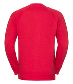 Russell Raglan Sweatshirt | Classic Red