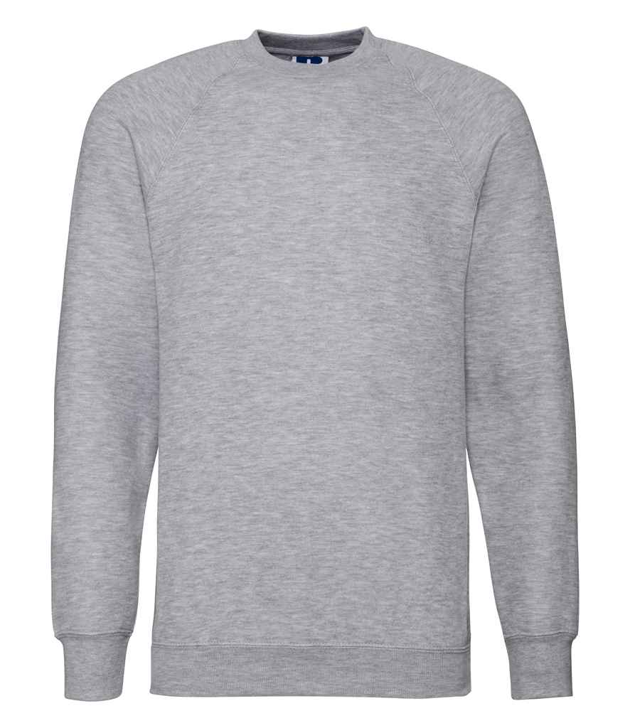 Russell Raglan Sweatshirt | Light Oxford