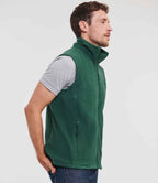 Russell Outdoor Fleece Gilet | Bottle Green