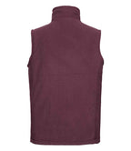 Russell Outdoor Fleece Gilet | Burgundy