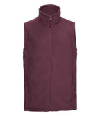 Russell Outdoor Fleece Gilet | Burgundy