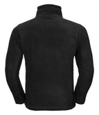 Russell Zip Neck Outdoor Fleece | Black