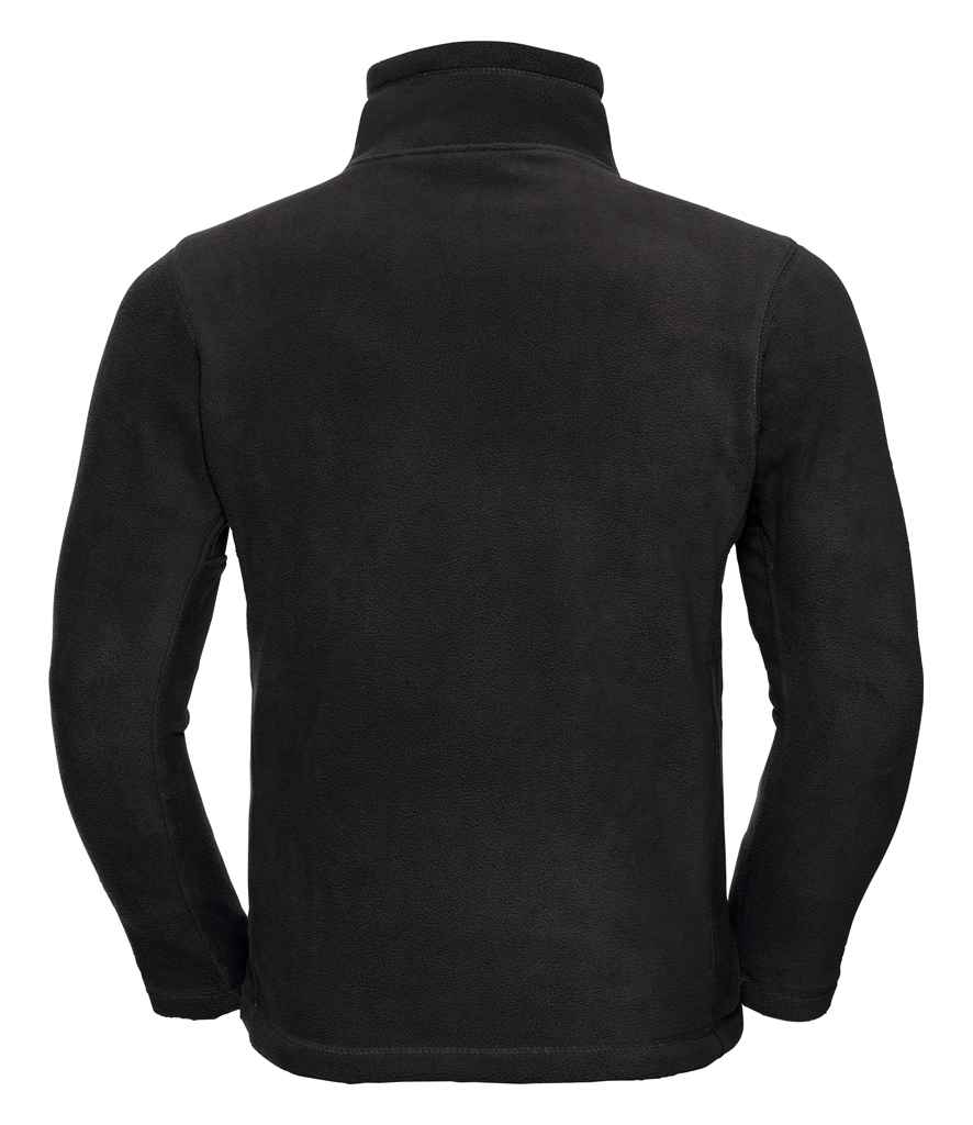 Russell Zip Neck Outdoor Fleece | Black
