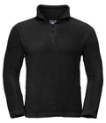 Russell Zip Neck Outdoor Fleece | Black