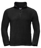 Russell Zip Neck Outdoor Fleece | Black